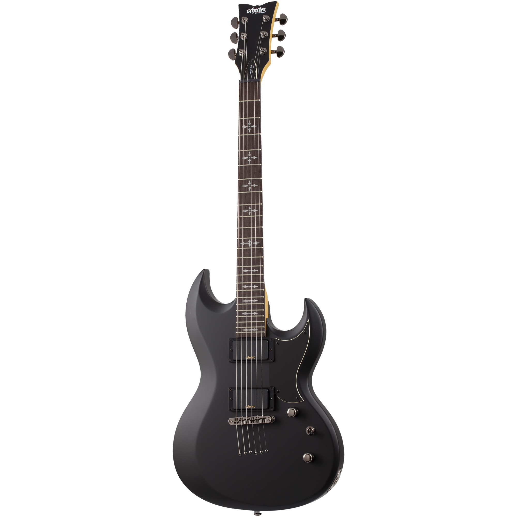 Schecter Demon S-II Guitar Satin Black B-Stock 2893 | Las